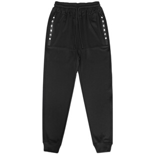 BOUNCE官方厚炼运动裤针织透气训练健身篮球束脚裤拉链口袋裤男子