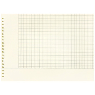 道林纸100g克空白替芯活页本夹a4内页b5白纸页米黄纸可拆卸笔记本子加厚本替换康奈尔横线方格草稿文具26孔30