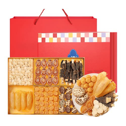 福东海鲍鱼六拼礼盒海鲜干货