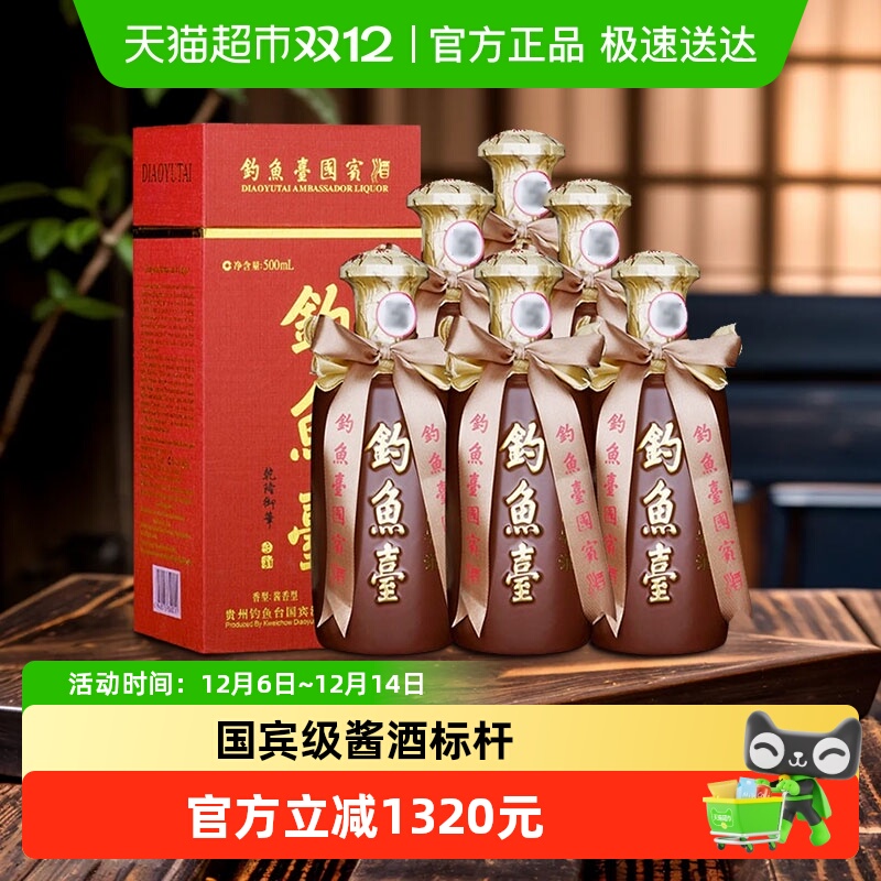 ̨(һ) 53Ȱ׾ƾˮղ500ml*6ƿ 2677.32Ԫ