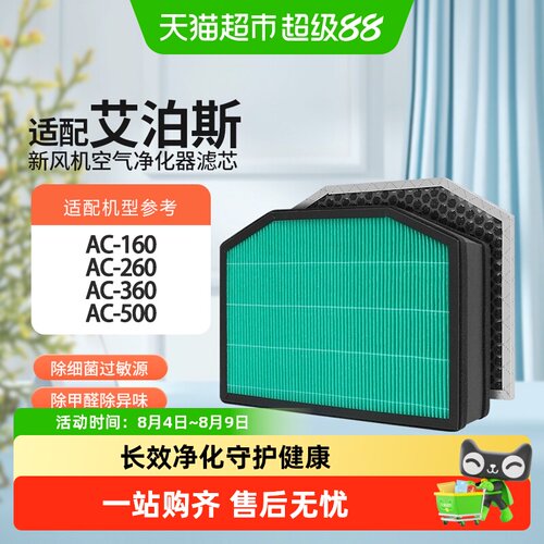 KISSAIR适配艾泊斯新风机滤网