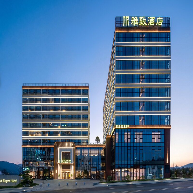 （全新）韶关新丰雅致酒店含双人自助早餐+无限次恒温游泳池