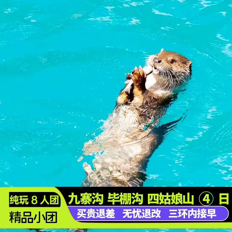 九寨沟四姑娘山4天纯玩小团