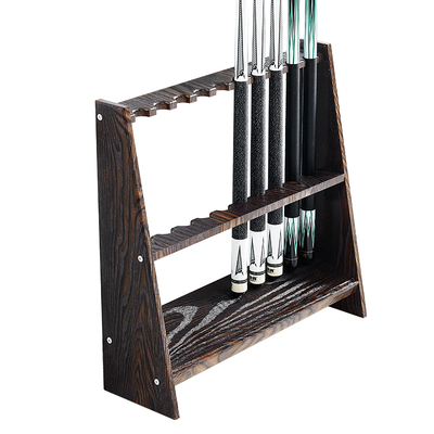 多孔架子放置收纳安装台球杆