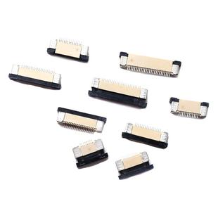 FFC/FPC上下接0.5MM抽屉式8/10/18-40P扁平电缆连接器 软排线插座