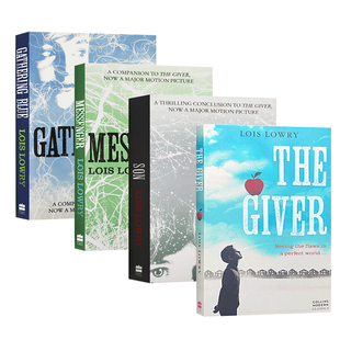 The Giver Quartet 1-4册 记忆传授人四部曲 英文原版儿童文学小说 Lois Lowry 历史刺绣人 儿子 纽伯瑞金奖进口书