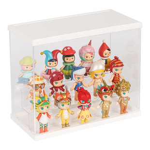 亚克力盲盒收纳展示架手办收纳盒泡泡马特展示盒公仔娃娃防尘盒子