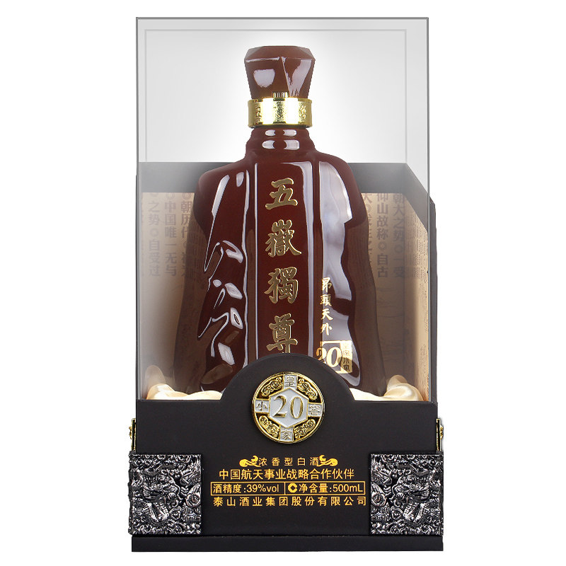 泰山牌五岳独尊500ml浓香型白酒