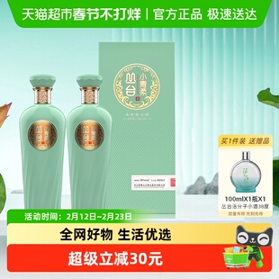 丛台 小青柔 浓香型白酒 38度 480ml*2瓶 纯粮酒 自饮送礼