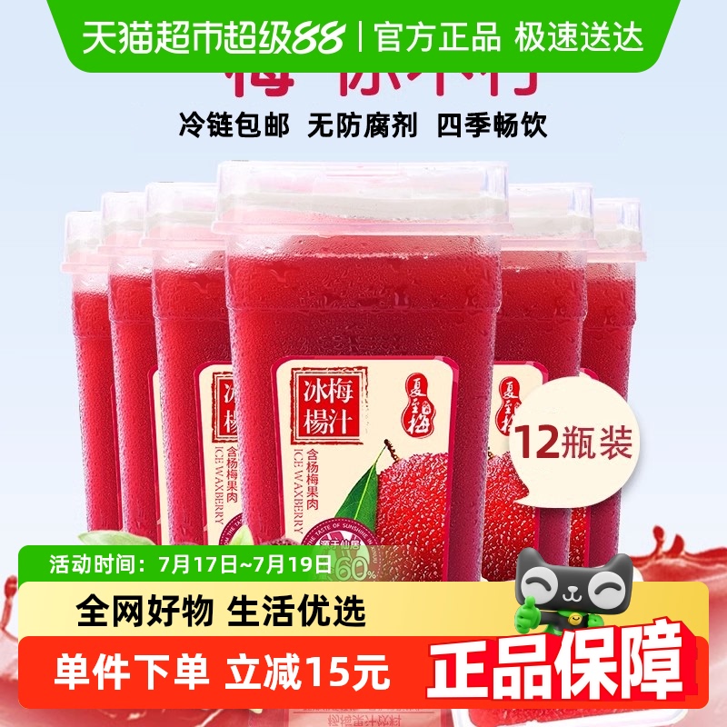 夏至梅饮料冰杨梅汁饮料