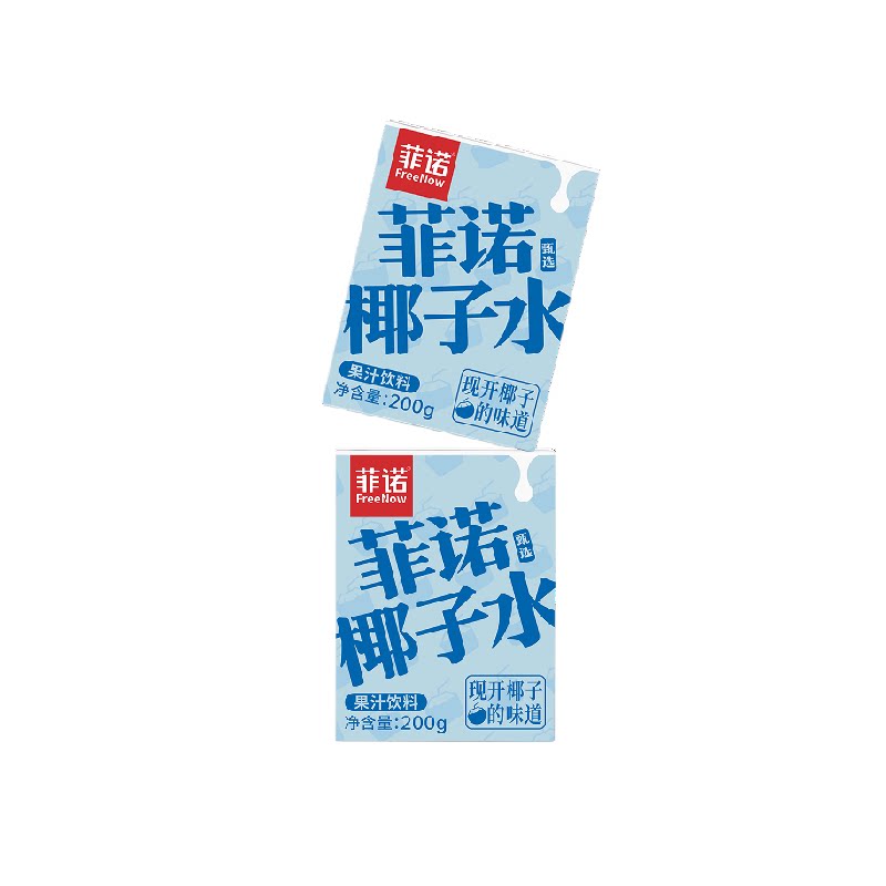 菲诺椰子水健身补水200g*24盒图片