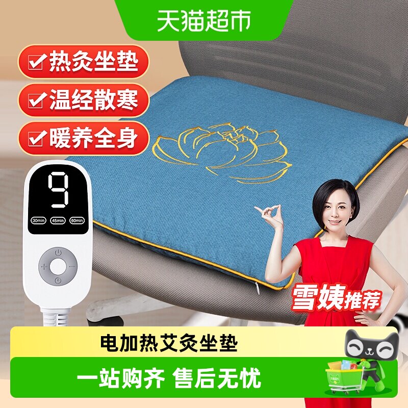 仙草艾电加热艾灸坐垫热敷艾灸图片