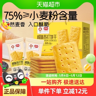 1箱 盼盼咸味蘇打餅干零食整箱代餐零食休閑禮盒800g 手淘秒殺