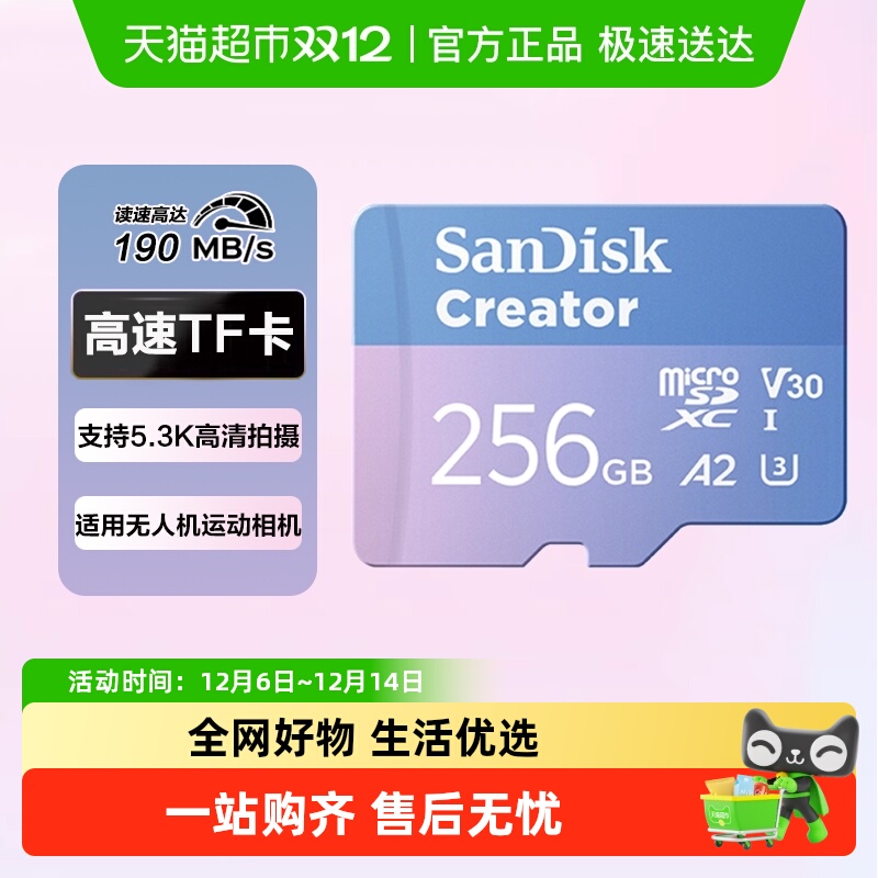 闪迪TF内存卡无人机存储卡