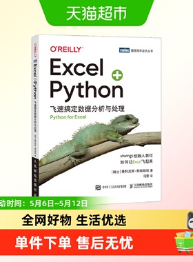 Excel+Python飞速搞定数据分析与处理python编程从入门到实战办公