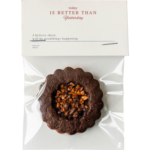 日式卡纸页眉饼干透明包装袋子烘焙奶枣玛德琳牛轧雪花酥曲奇定制