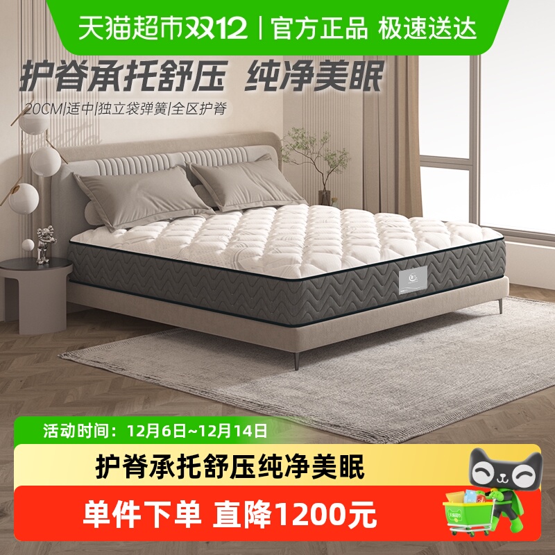 舒达多莉丝软硬适中睡感乳胶床垫