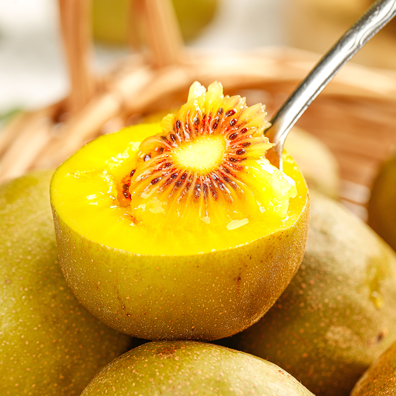 贵州织金红心猕猴桃6粒装单果50g+