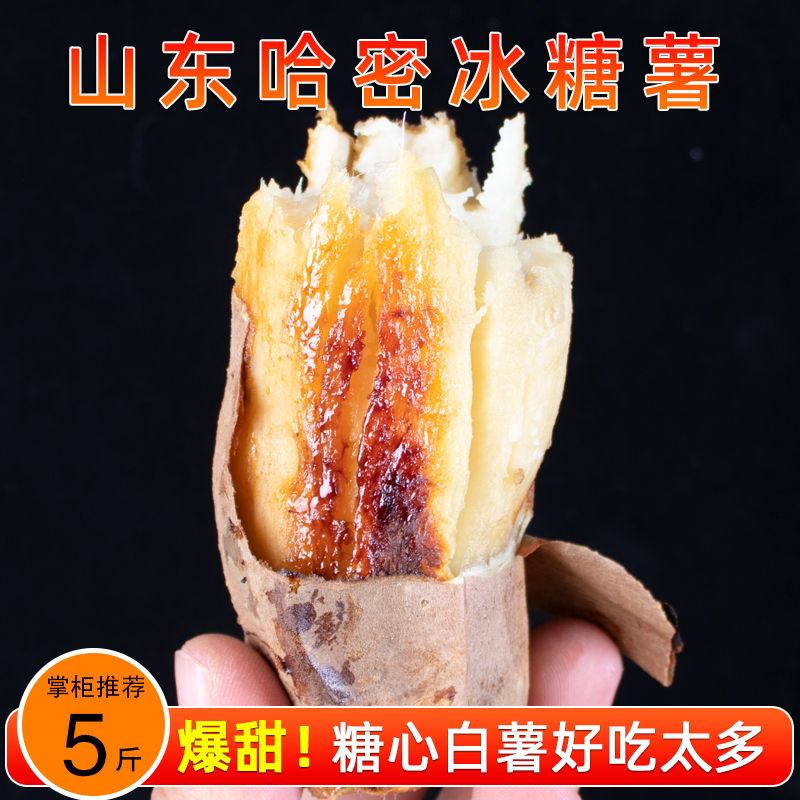 哈密冰糖薯山东沙地新鲜白糖心蜜薯红薯现挖地瓜超甜山芋农家自种
