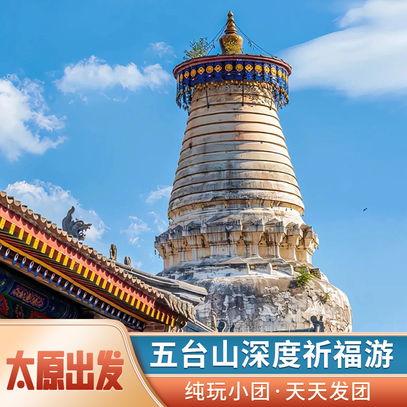 8—15人小团 太原出发五台山 殊像寺 纯玩无购物 一日跟团