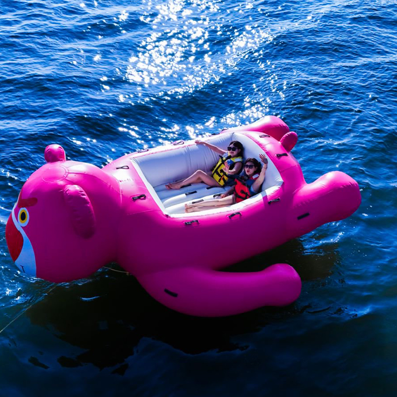 [东澳岛-东澳岛格旅浪趣营海上拖拽充气船]海上拖拽充气船单次10分钟体验