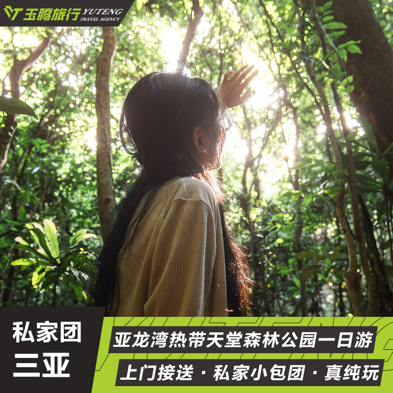 【1-8人小团】三亚亚龙湾热带天堂森林公园一日游纯玩旅游私家团