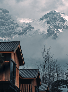 节假日可1-2晚丽江石洛克酒店民宿旅游玉龙雪山千古情旅拍凯悦