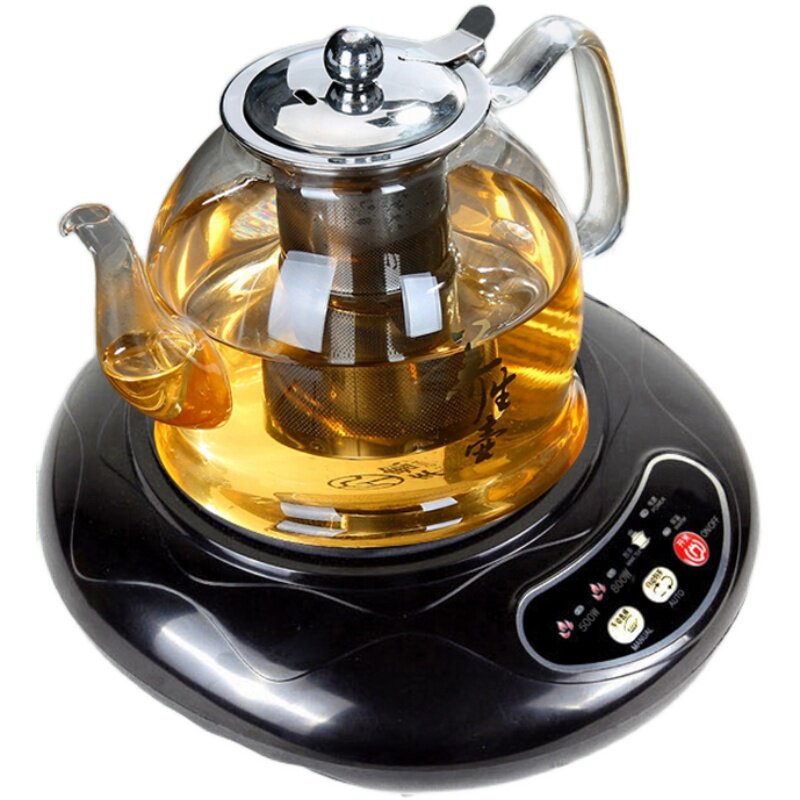 养生玻璃煮茶壶电磁炉茶具烧水壶耐热玻璃茶壶平底透明单壶可加热