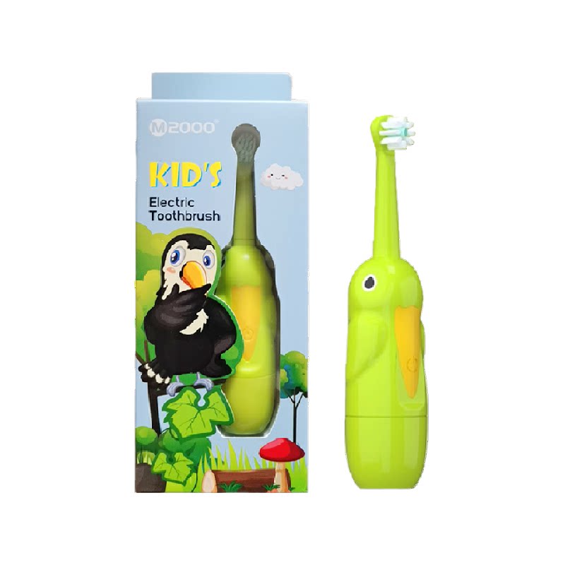 宝儿德儿童电动牙刷3-6--9-12岁宝宝全自动声波软毛刷头