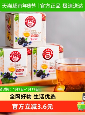 包邮Teekanne6口味水果茶袋泡花果茶组合装养生茶