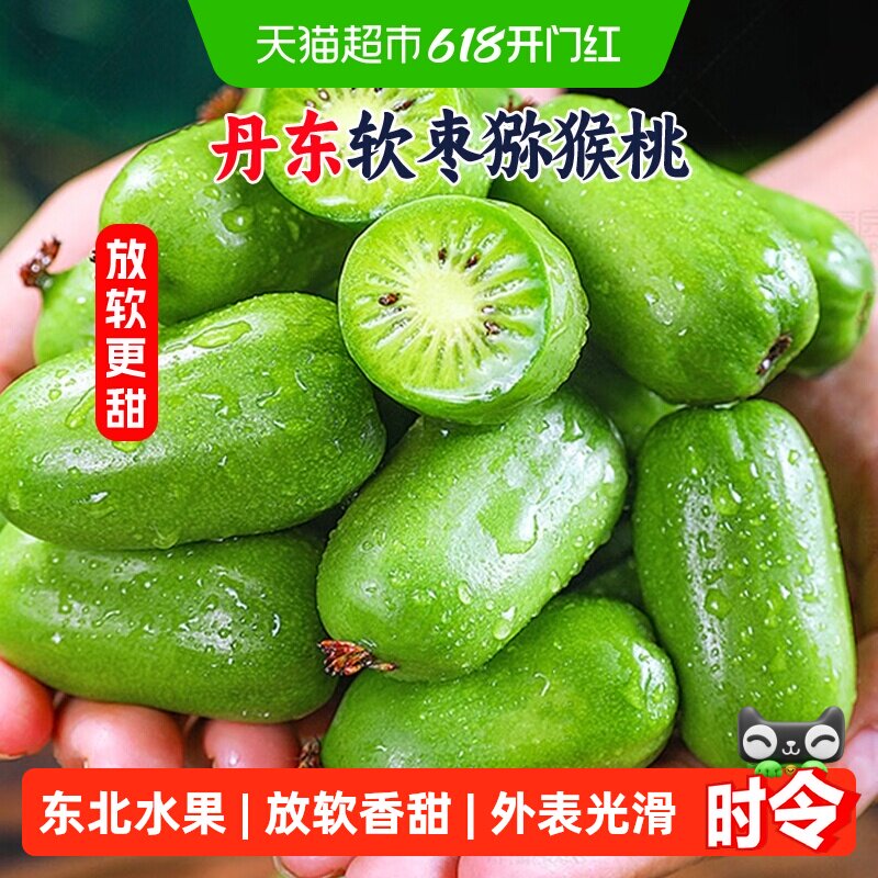 丹东软枣猕猴桃当季新鲜现摘水果东北小猕猴桃奇异莓果产地直发SF