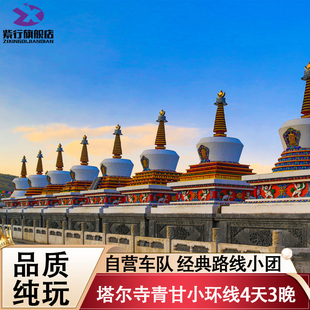 暑期游纯玩青海湖旅游拼车西北小环线4天3晚西宁塔尔寺卓尔山张掖