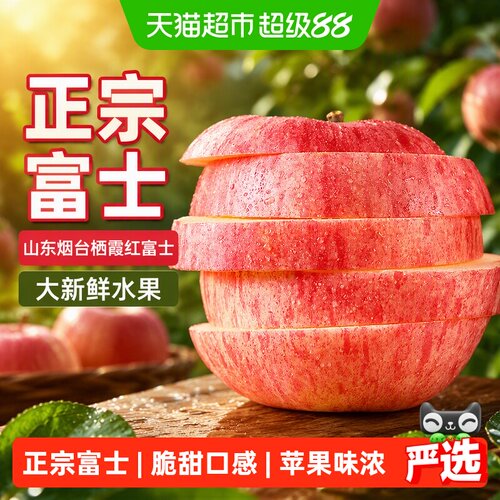 寻天果蔬红富士苹果脆甜