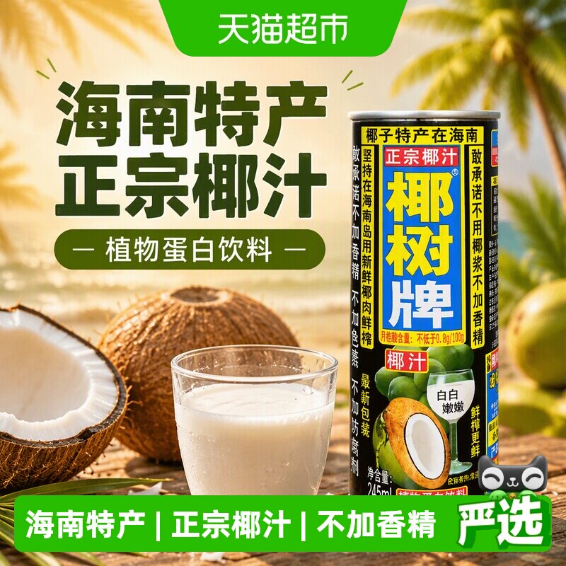 椰树正宗椰奶植物蛋白饮料图片