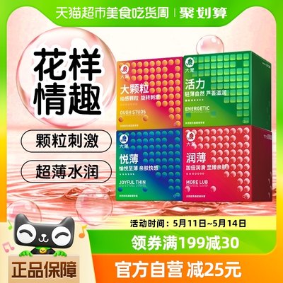 大象避孕套情趣系列量贩装40只礼盒超薄男女用大颗粒安全套byt