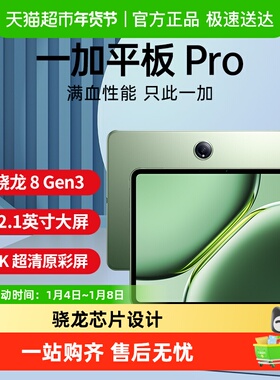 一加pro平板电脑一加平板 Pro学生游戏学习办公平板电脑2024新款
