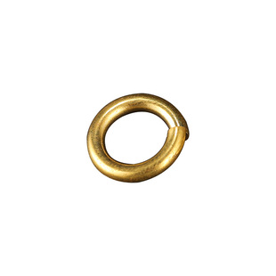 黄铜钥匙圈钥匙扣实用黄铜开口圈环DIY手工配件挂窗帘用多种规格