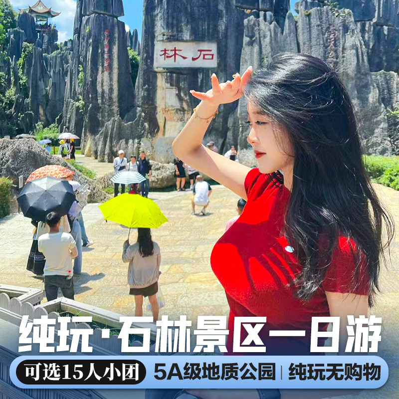 二环内接 云南昆明石林风景区 纯玩一日游--可选15人团纯玩无购物