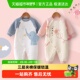 婴蓓依婴儿连体衣男女宝宝哈衣爬服新生儿衣服超萌秋冬装 夹棉保暖