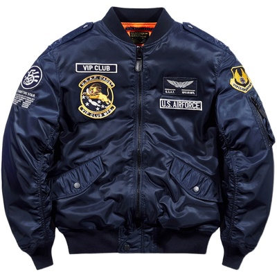vip空军飞行员夹克羽绒服