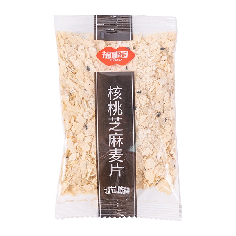 福事多核桃芝麻麦片健康早餐即食独立包装谷物代餐凑单