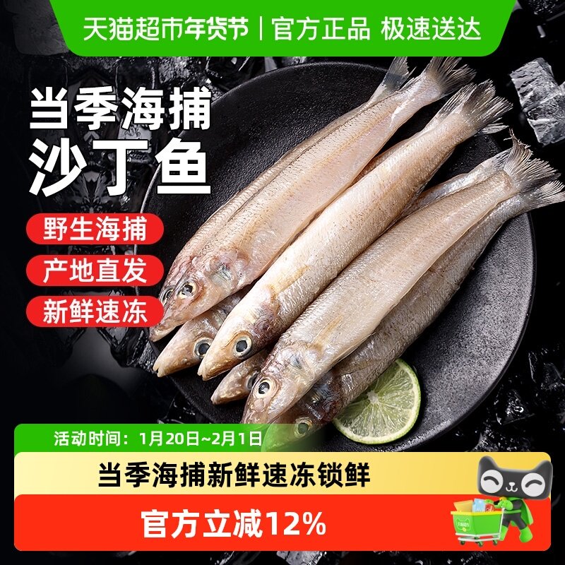舟山大号沙丁鱼新鲜尖梭鱼深海捕鱼鲜活冷冻海鱼沙尖鱼海鲜水产,水产肉类/新鲜蔬果/熟食,秋刀鱼,淘宝优惠券,粉丝福利购,淘宝优惠卷