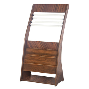 杂志架宣传资料架展示架书报置物架木质收纳落地报纸报刊架办公室