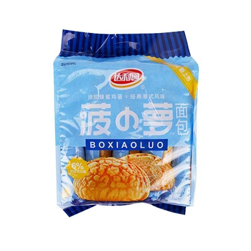 菠小萝300g达利园菠萝包营养早餐高中生食品港式糕点面包超软健康