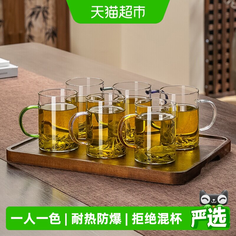 格娜斯耐高温玻璃杯防烫手柄图片