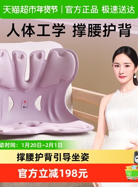 BKT护腰坐垫座椅靠背人体工学腰靠久坐神器办公腰部支撑靠垫工位