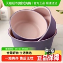 包邮 洗脸盆塑料家用大号耐用盆学生宿舍婴儿撞色盆洗菜洗衣洗脚盆