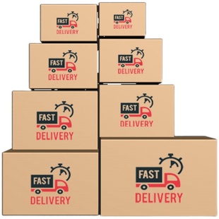 北京快递加厚纸箱打包箱定制小纸箱半高箱批发邮政特硬纸箱包邮