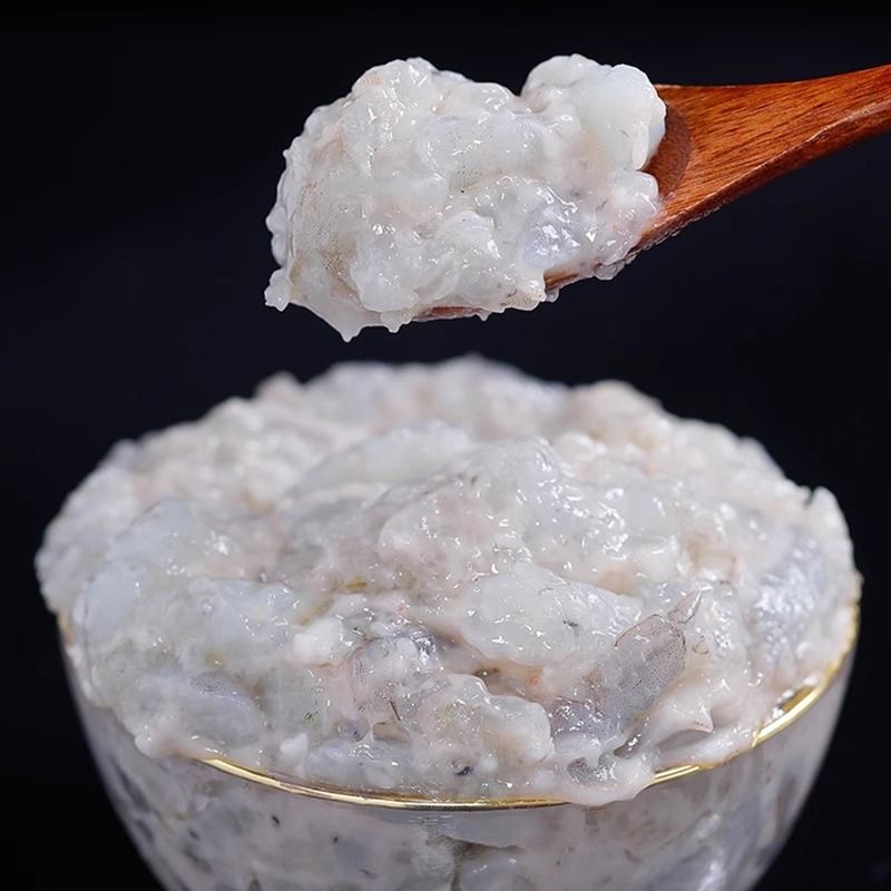 新鲜青虾滑火锅店专用商用手打虾滑挤袋虾丸豆捞丸子火锅配菜食材