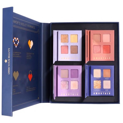 尔木萄超火奶茶色小巧套盒眼影盘